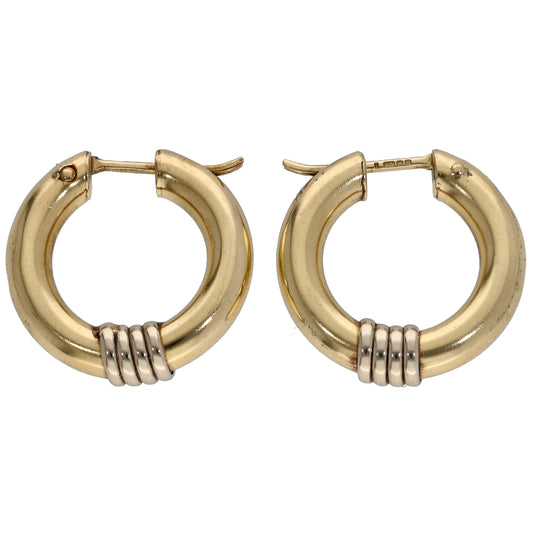 9ct Gold Hoop Earrings