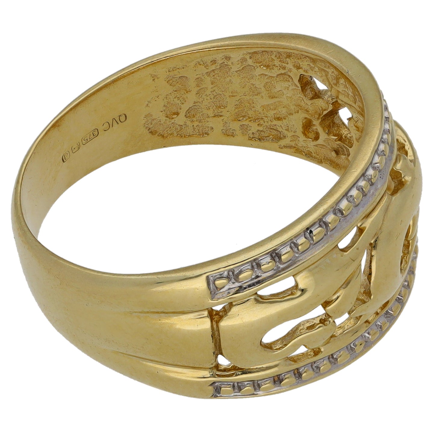 9ct Gold Alternative Ring Size R