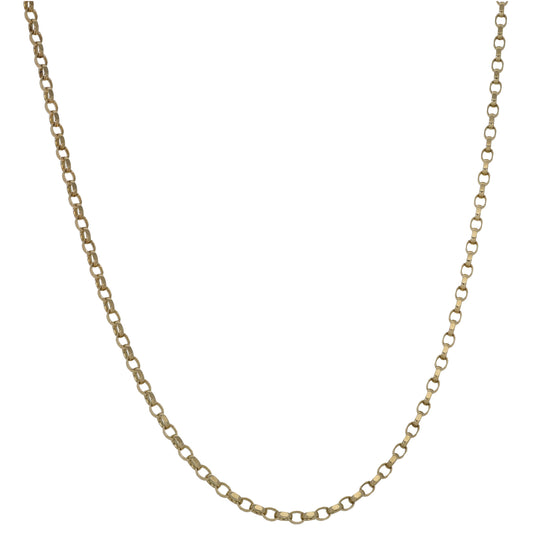 9ct Gold Belcher Chain 20"