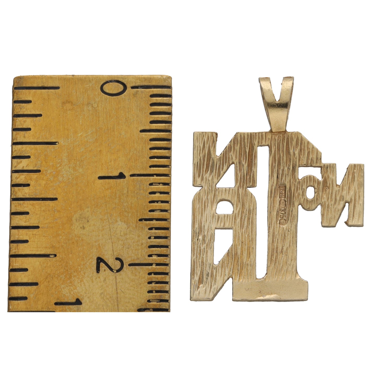 9ct Gold No1 Nan Pendant