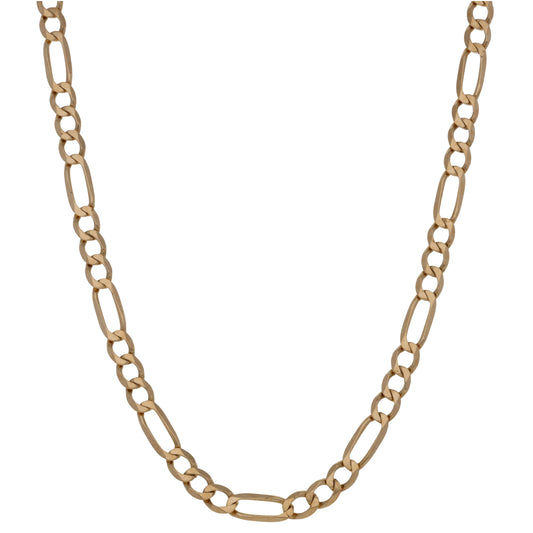 9ct Gold Figaro Chain 20"
