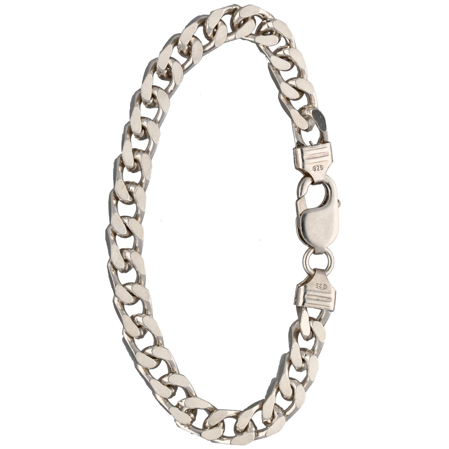 Sterling Silver Curb Bracelet