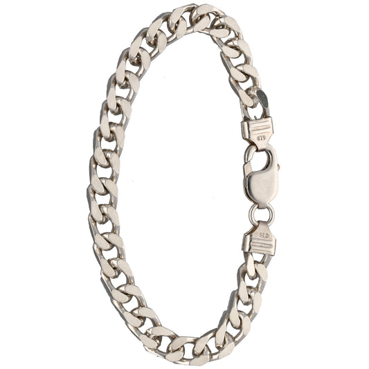 Sterling Silver Curb Bracelet