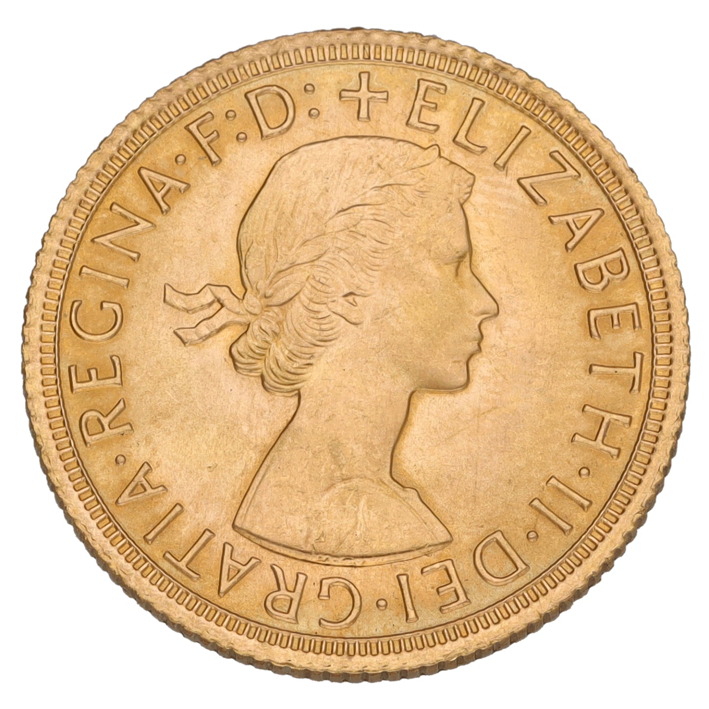 22ct Gold Queen Elizabeth II Full Sovereign Coin 1966