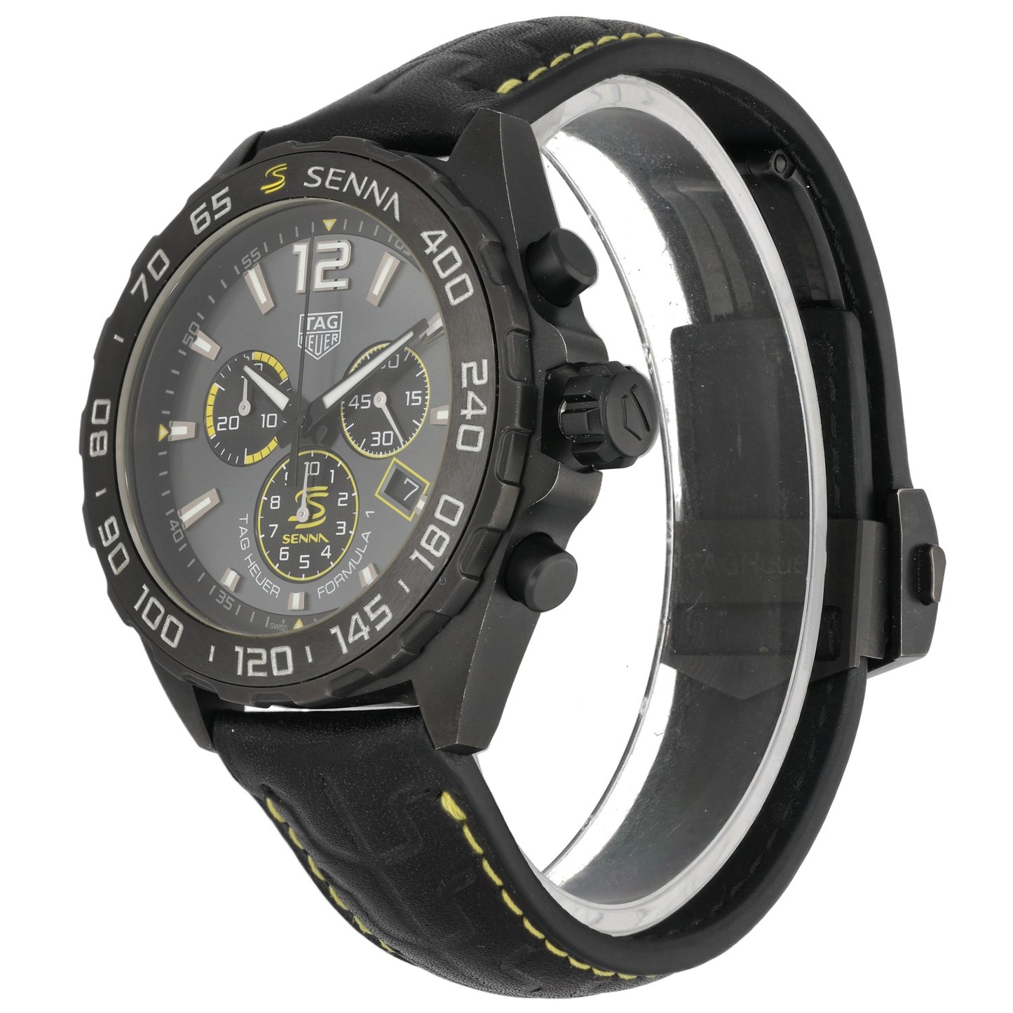 Tag Heuer Formula 1 Senna CAZ101AJ 43mm DLC Stainless Steel Watch