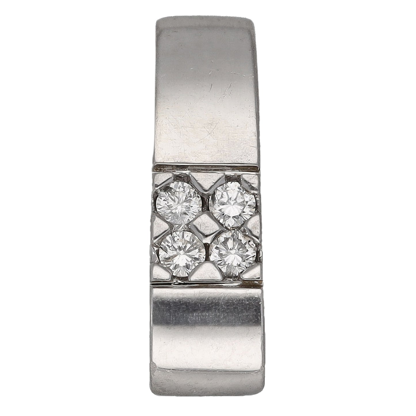 9ct White Gold 0.10ct Diamond Dress/Cocktail Pendant