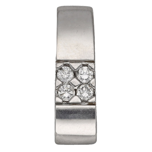 9ct White Gold 0.10ct Diamond Dress/Cocktail Pendant