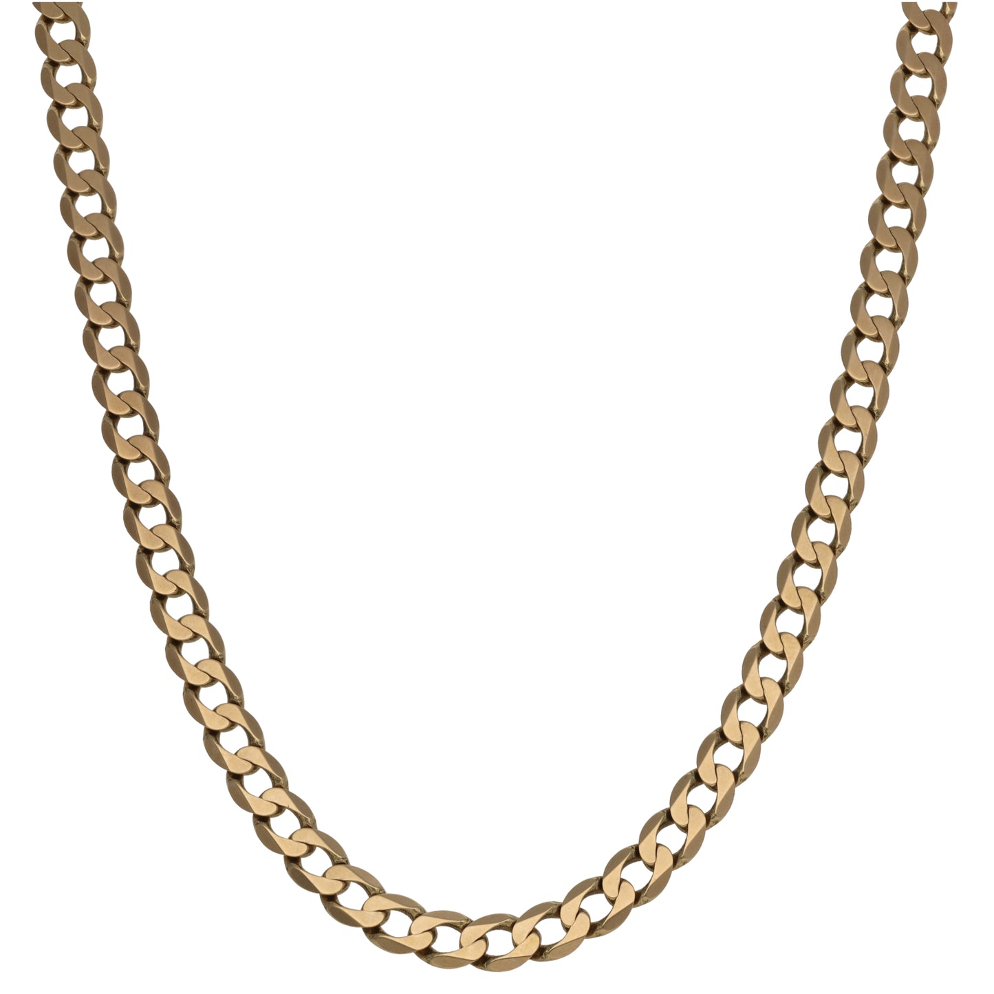 9ct Gold Curb Chain 20"