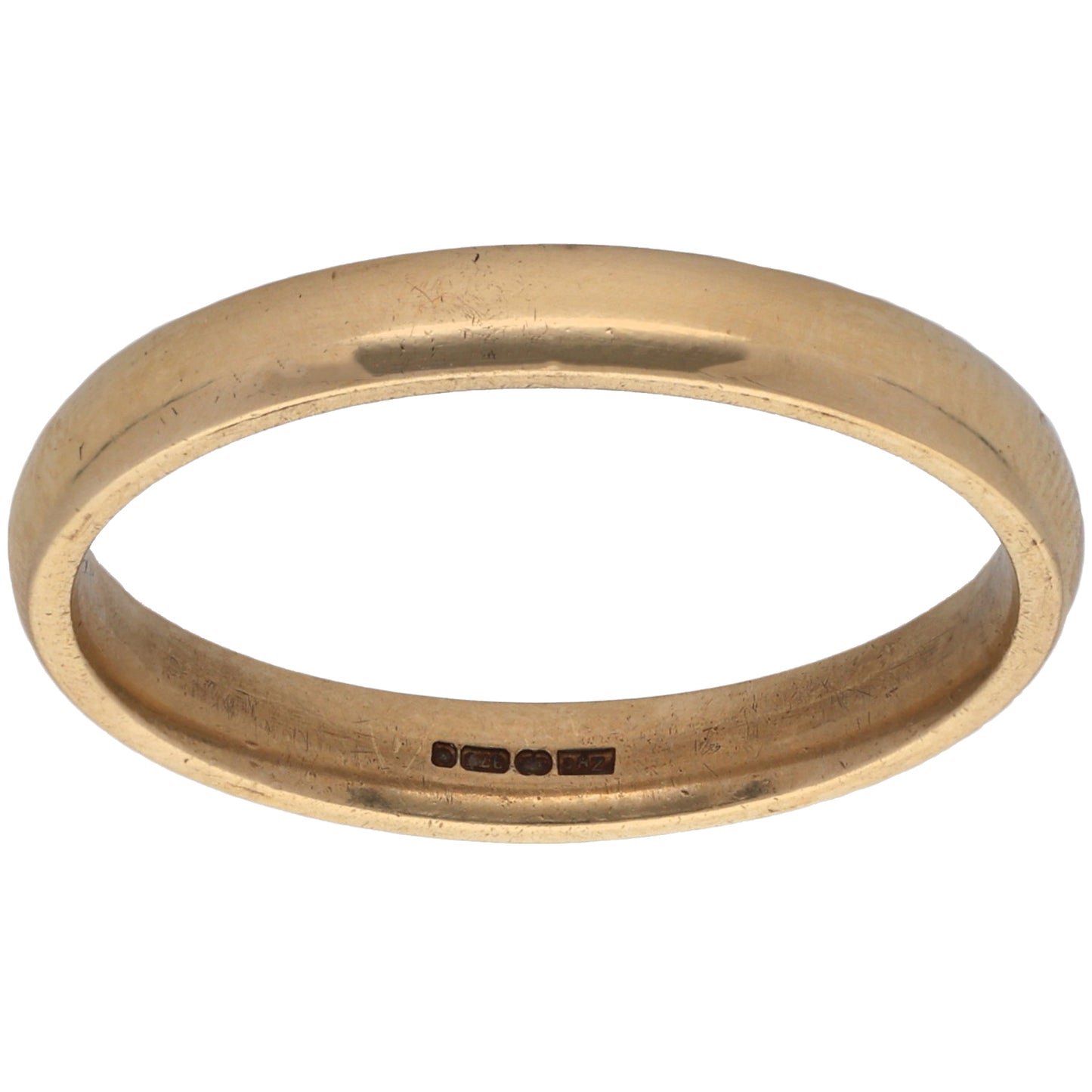 9ct Gold Plain Wedding Ring Size U