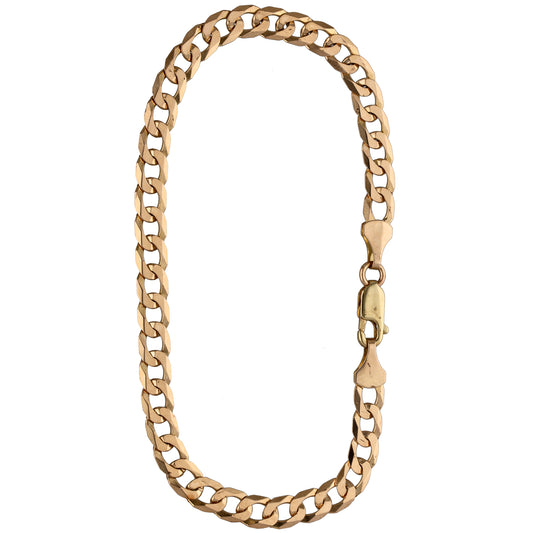 9ct Gold Curb Bracelet