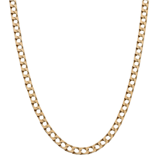 9ct Gold Curb Chain 20"