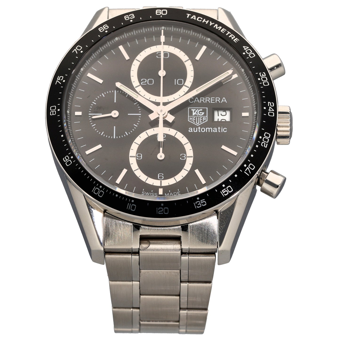 Tag Heuer Carrera CV2010-1 41mm Stainless Steel Watch
