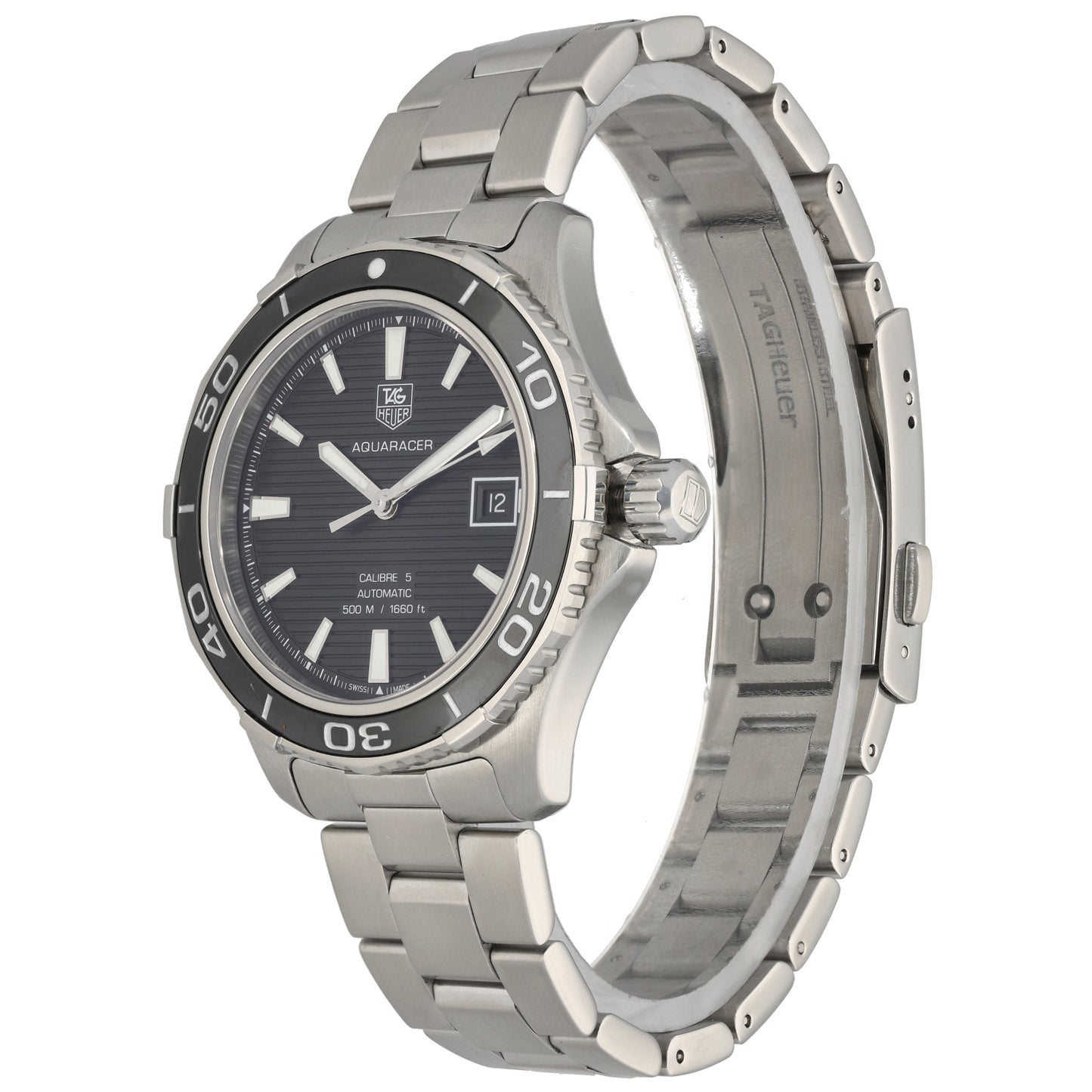 Tag Heuer Aquaracer WAK2110 41mm Stainless Steel Watch