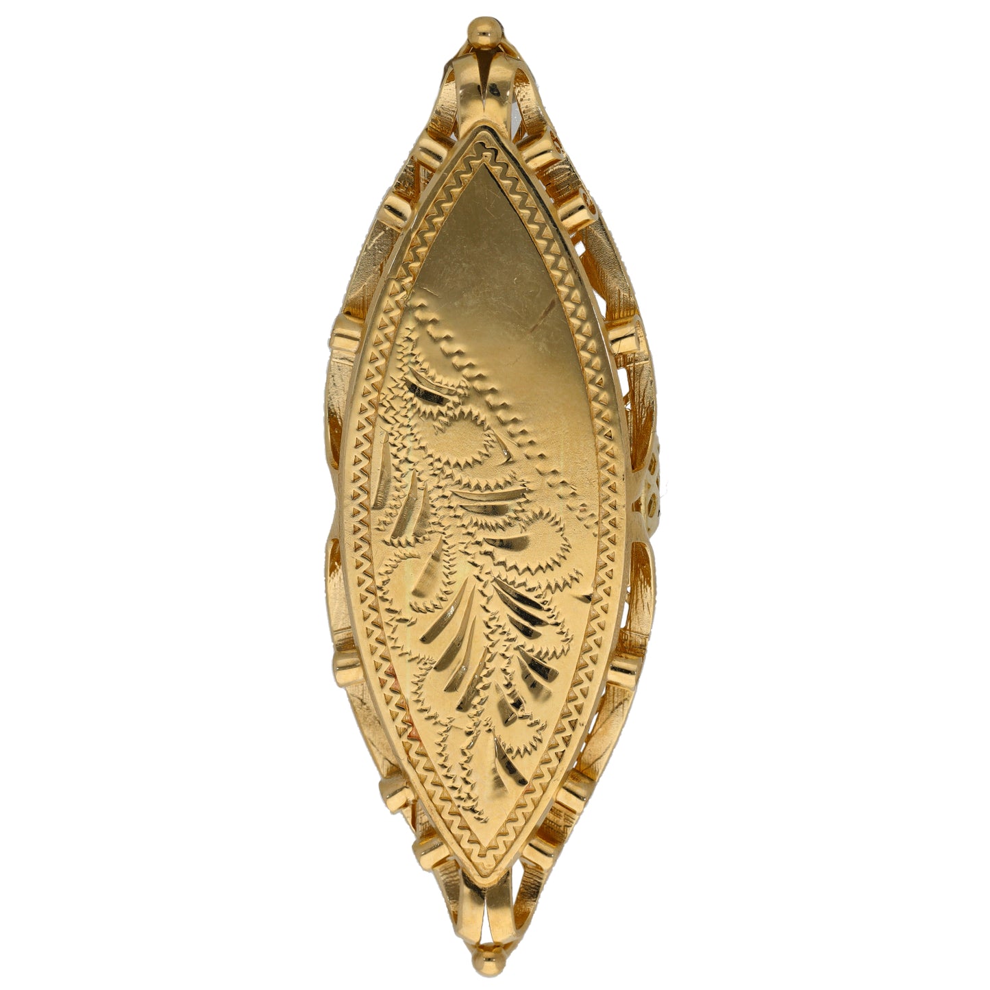 14ct Gold Alternative Ring Size R
