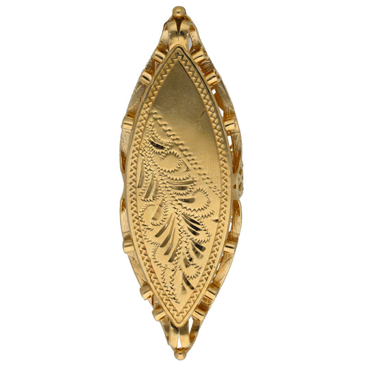 14ct Gold Alternative Ring Size R