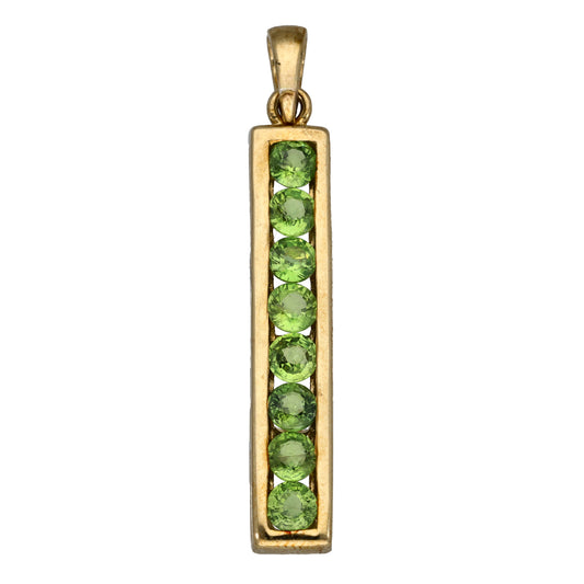 9ct Gold Sapphire Dress/Cocktail Pendant