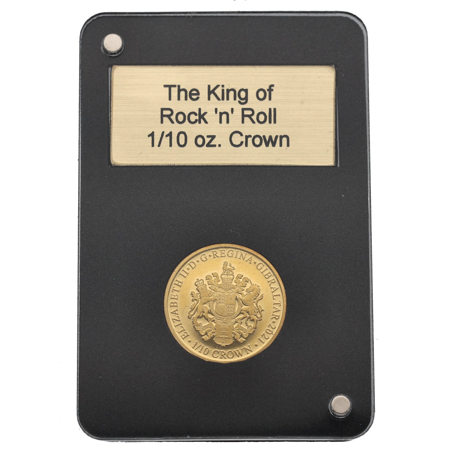 22ct Gold The King Of Rock "n" Roll 1/10 OZ Crown Coin 2021