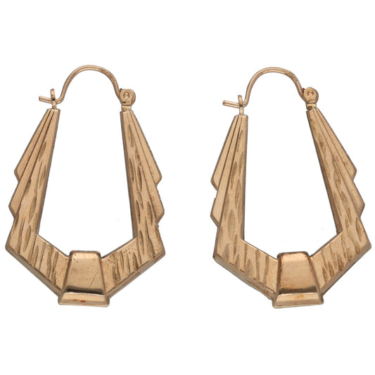 9ct Gold Creole Earrings