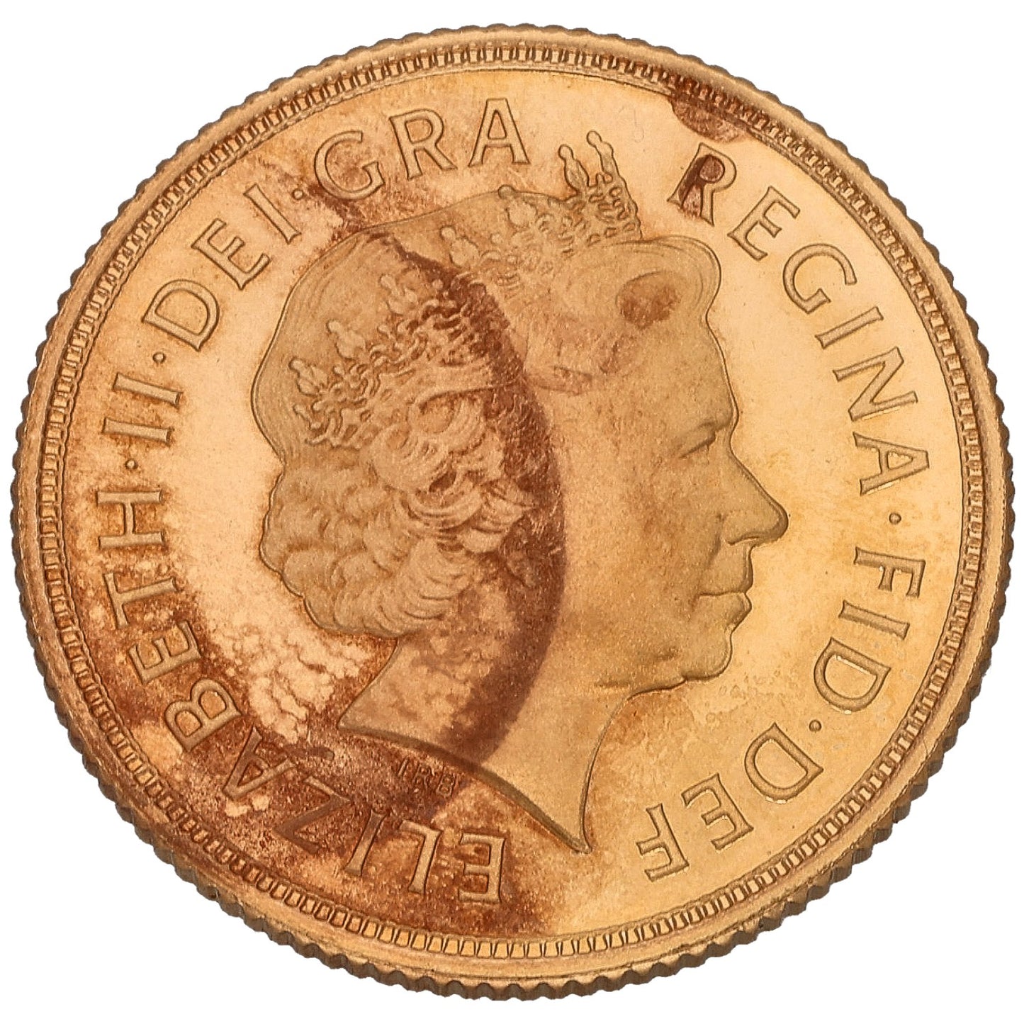 22ct Gold Queen Elizabeth II Full Sovereign Coin 2003