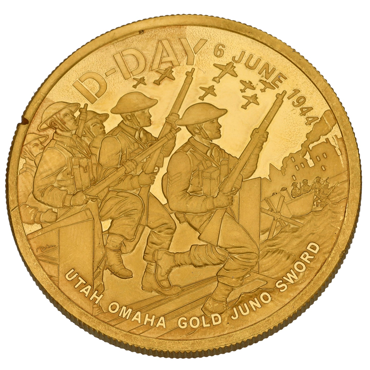 22ct Gold D-Day 80th Anniversary Coin 2024