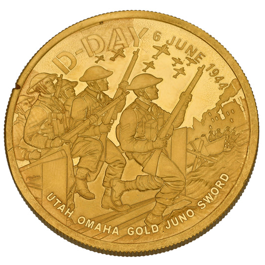 22ct Gold D-Day 80th Anniversary Coin 2024