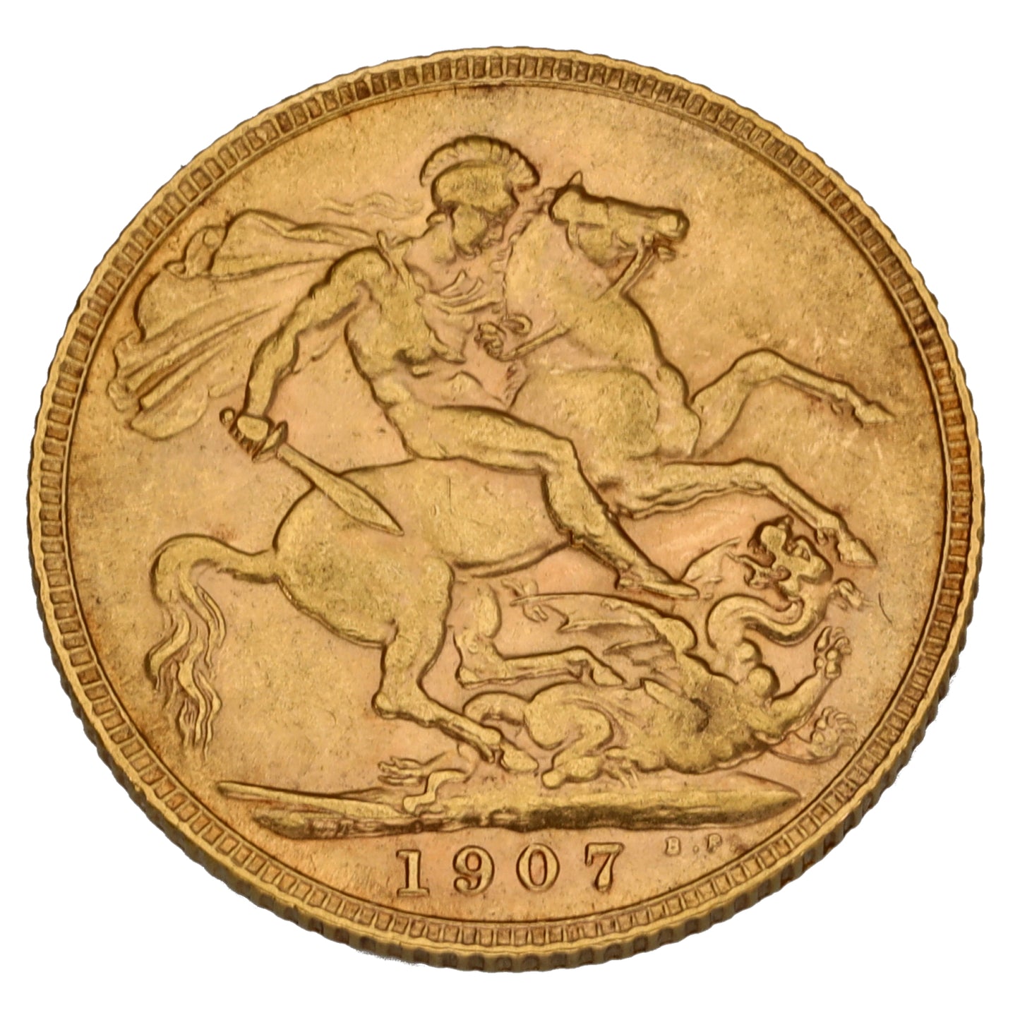 22ct Gold King Edward VII Full Sovereign Coin 1907