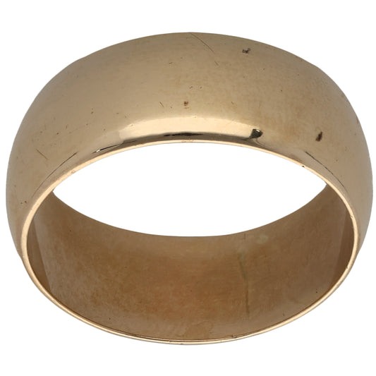 9ct Gold Plain Wedding Ring Size W