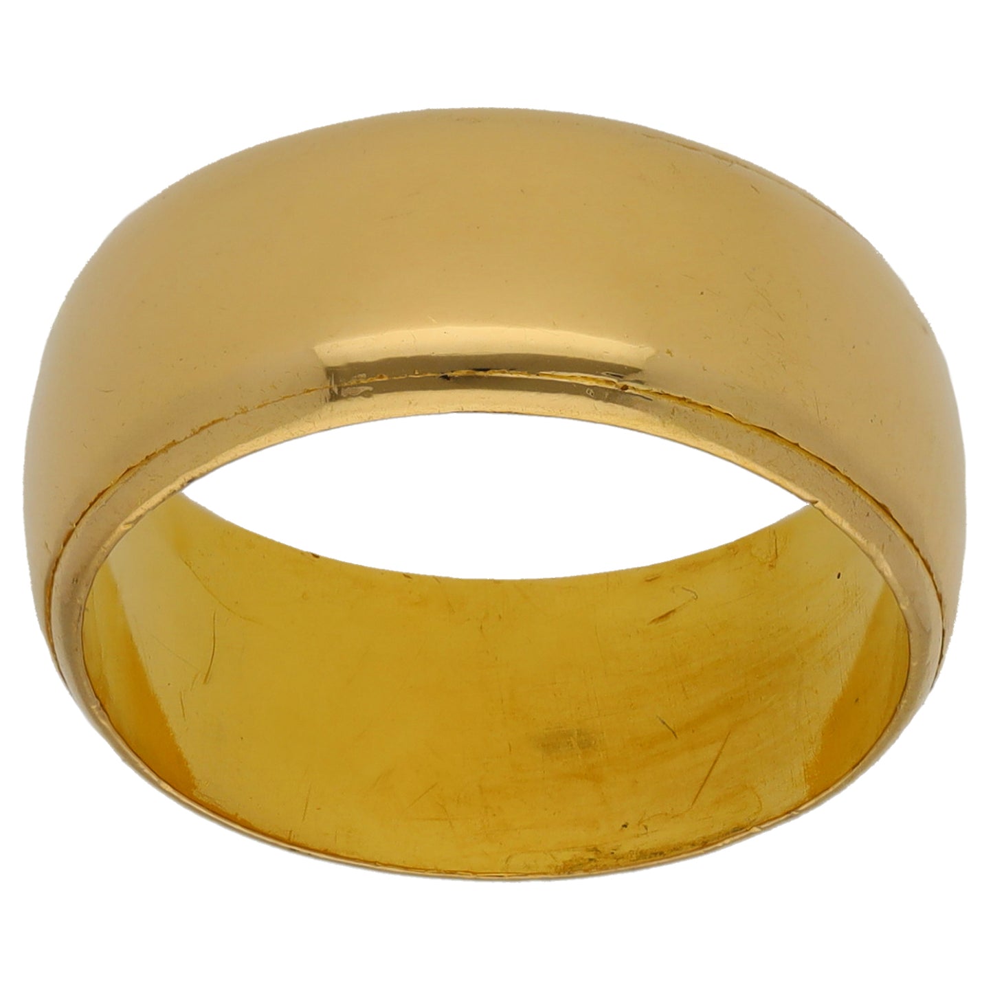 22ct Gold Plain Wedding Ring Size L
