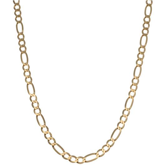 9ct Gold Figaro Chain 18"