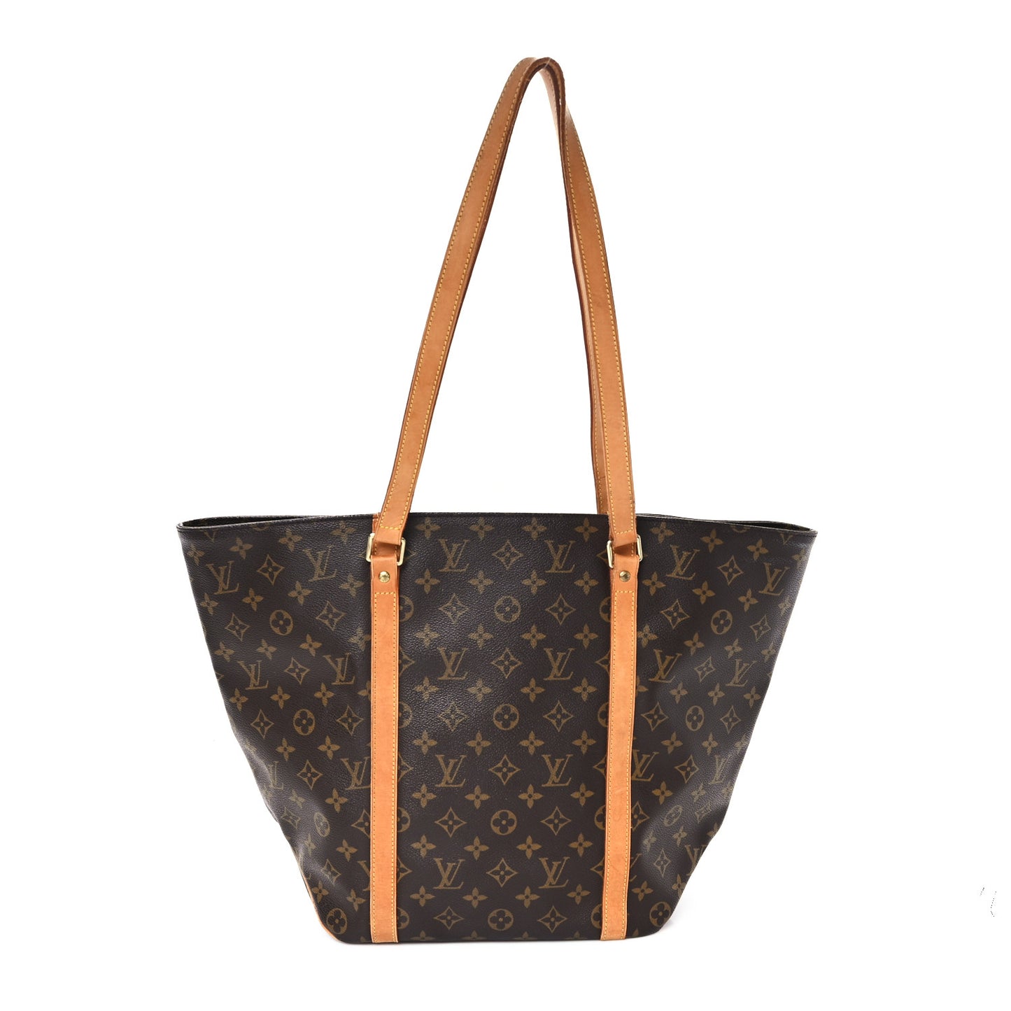 Louis Vuitton Sac Shopping Monogram Coated Canvas Bag - Brown