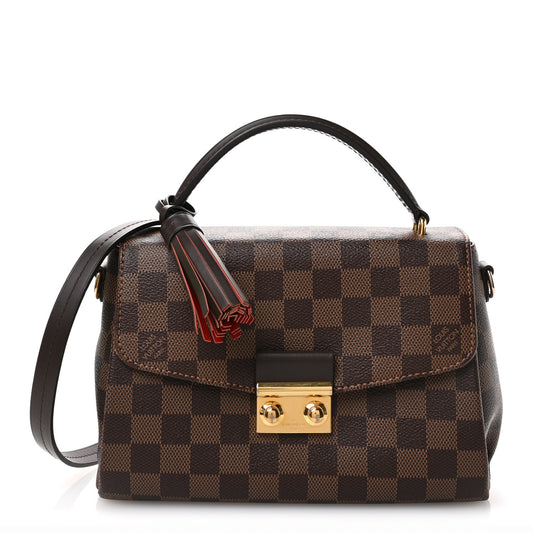 Louis Vuitton Croisette Damier Ebene Coated Canvas Bag - Brown