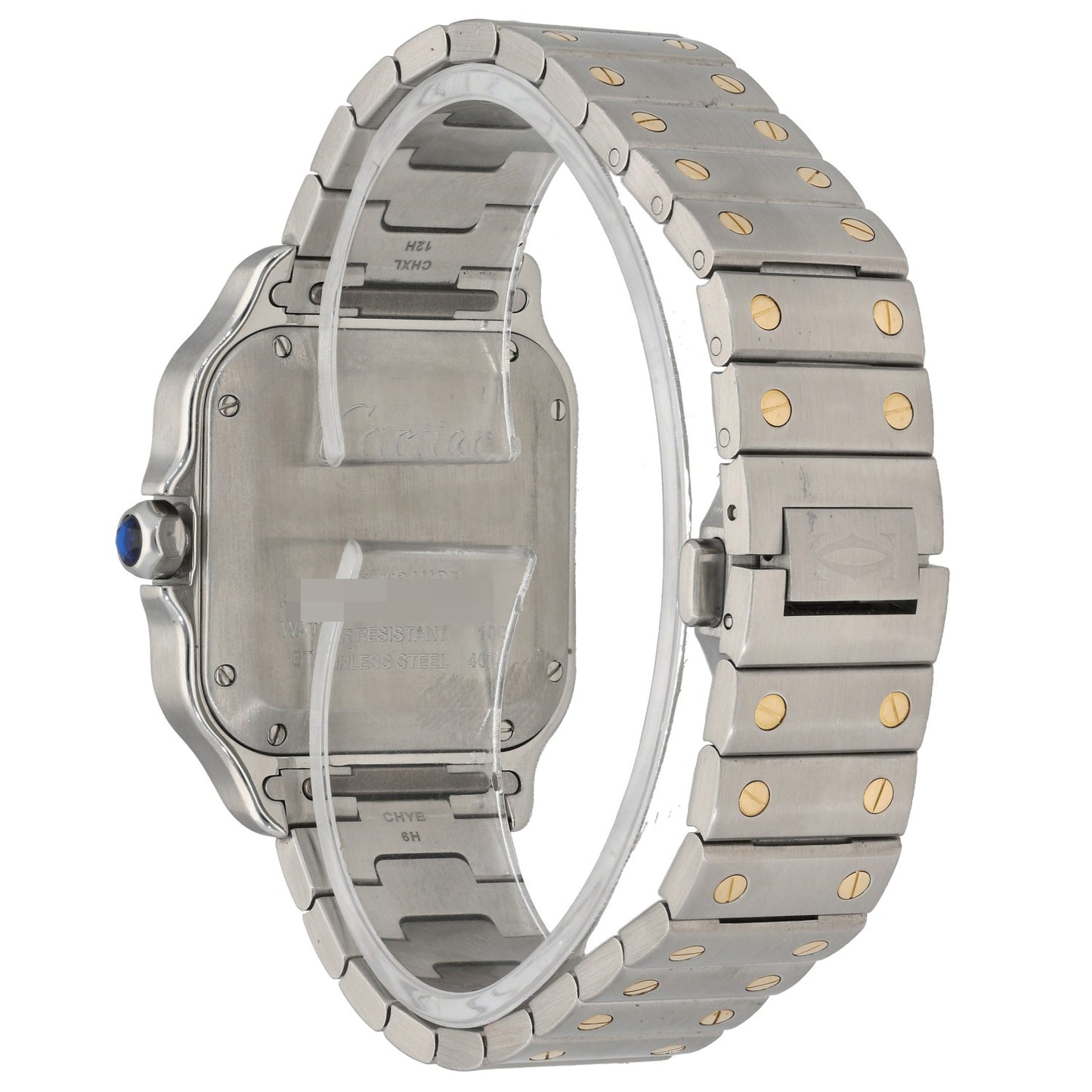 Cartier Santos De Cartier W2SA0007 35mm Bi-Colour Watch