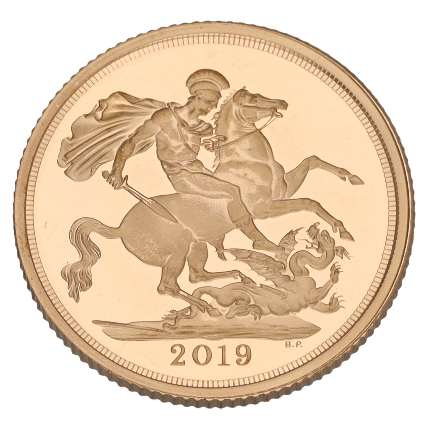 22ct Gold Queen Elizabeth II Full Sovereign Coin 2019