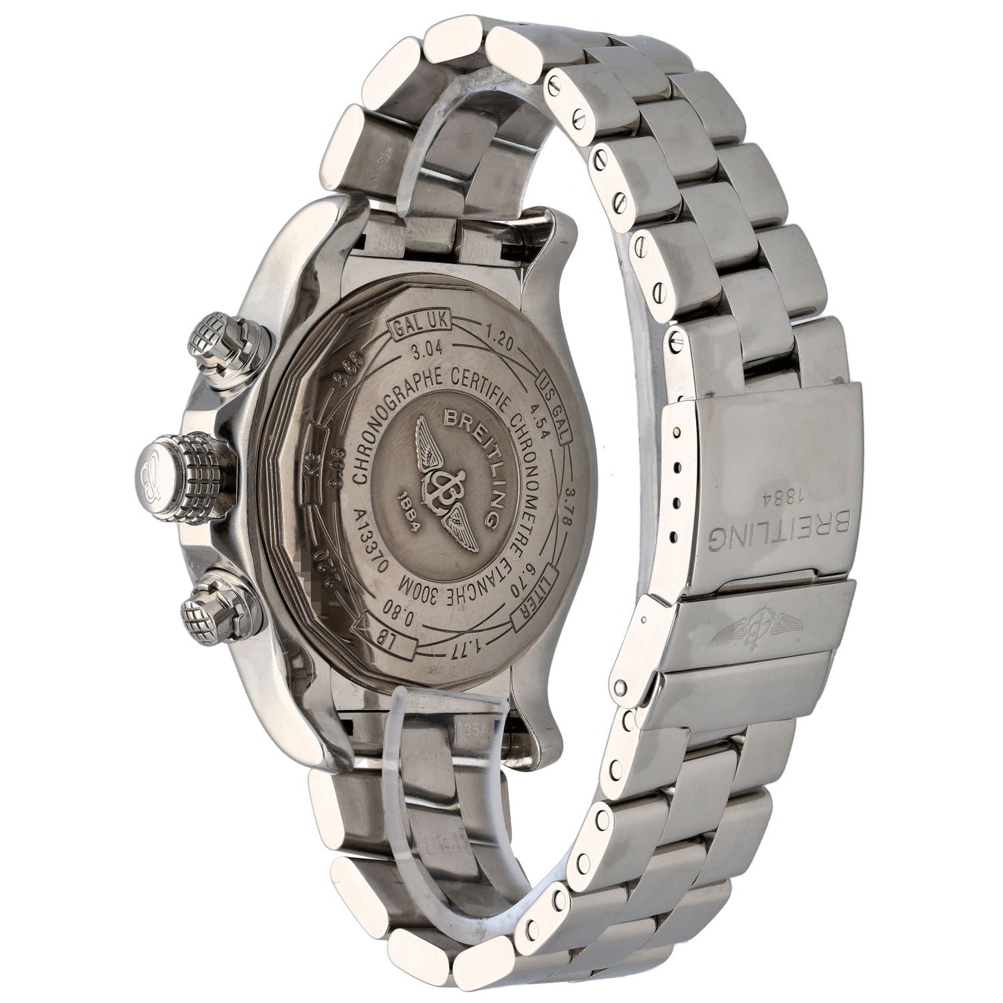 Breitling Super Avenger A13370 48mm Stainless Steel Watch