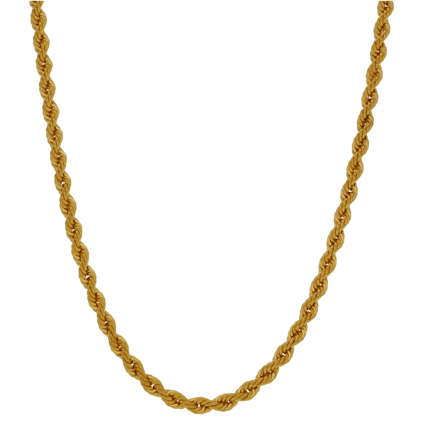 22ct Gold Rope Chain 22"