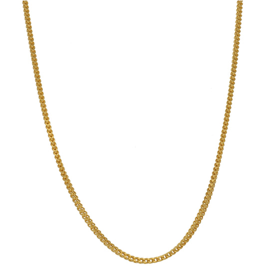 New 22ct Gold Foxtail Chain 20"