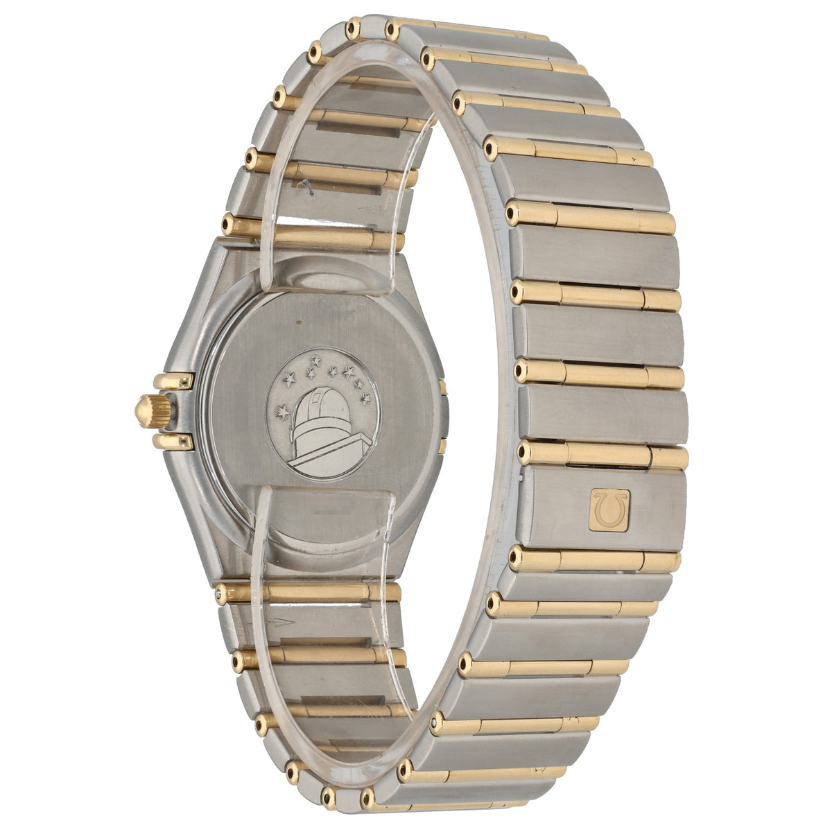 Omega Constellation 1212.30.00,  stainless steel and gold case rear image