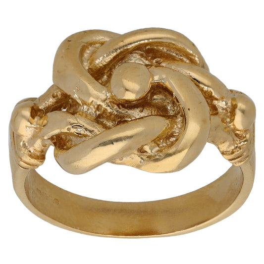 9ct Gold Knot Ring Size U