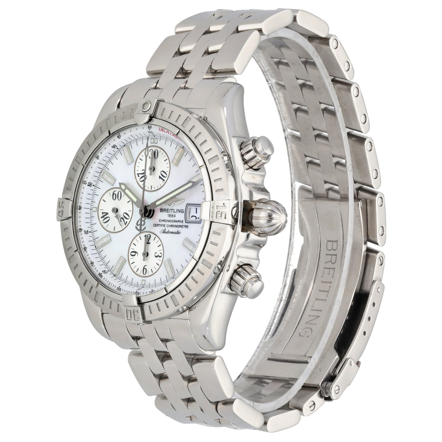 Breitling Chronomat Evolution A13356 44mm Stainless Steel Watch