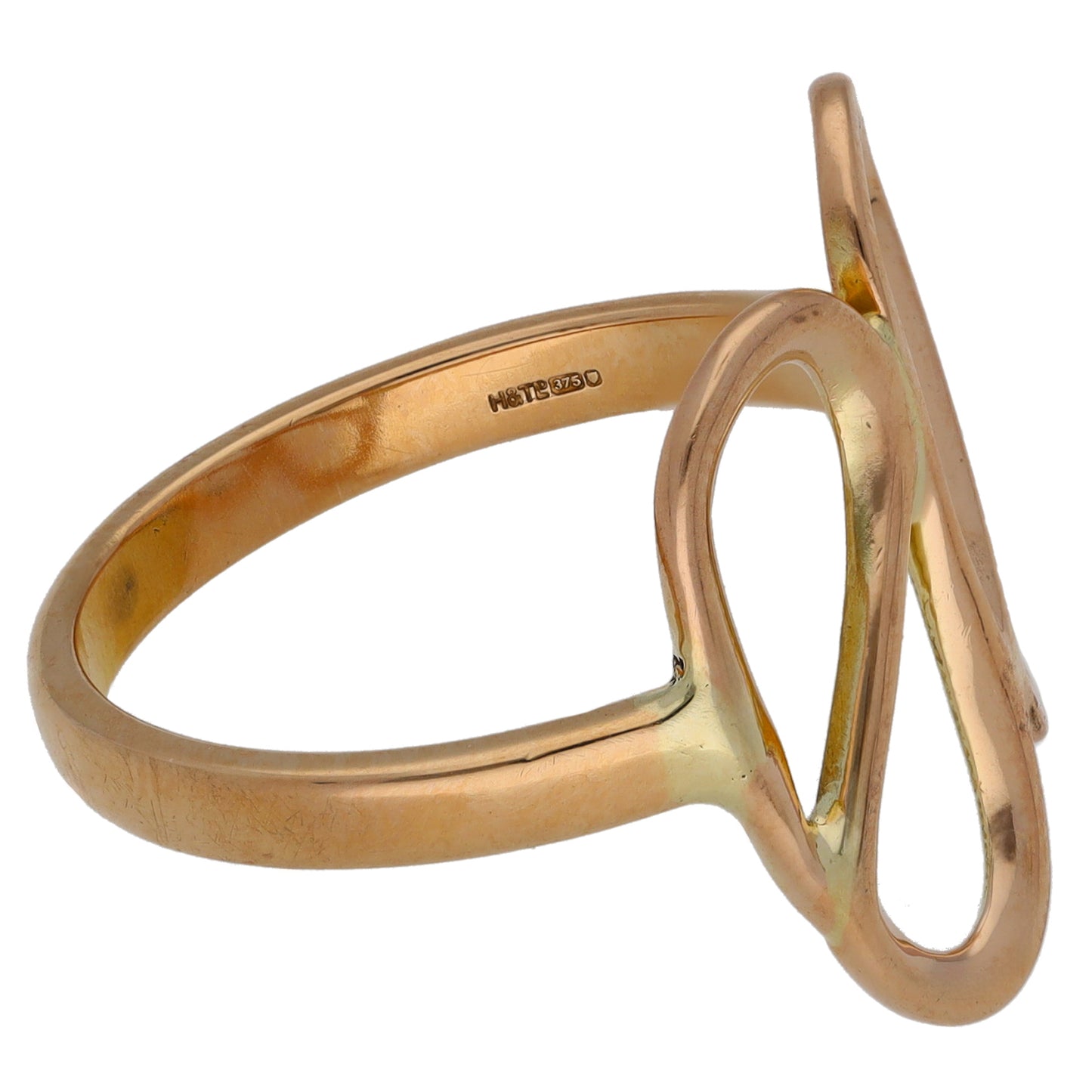 9ct Gold Alternative Ring Size T