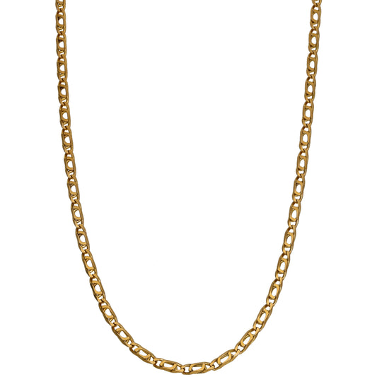 9ct Gold Double Curb Chain 16"