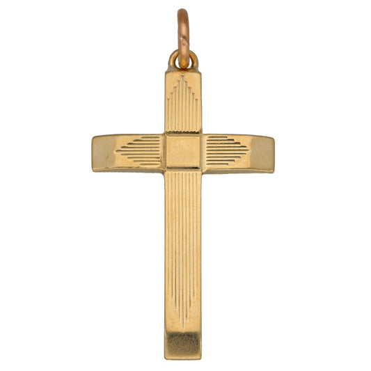 9ct Gold Cross Pendant