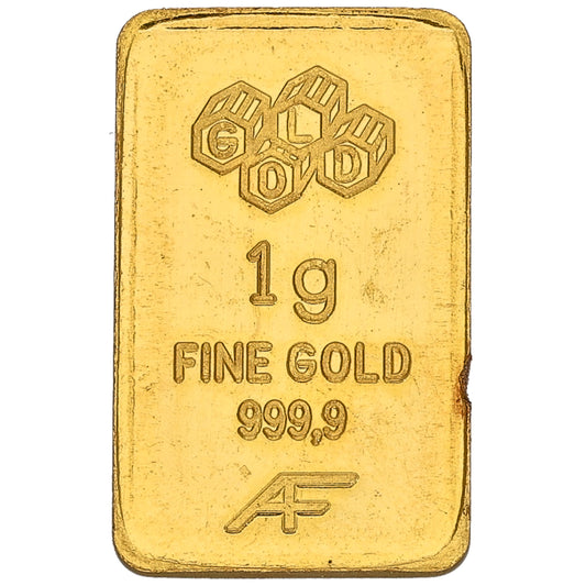24ct 1g Gold Bar