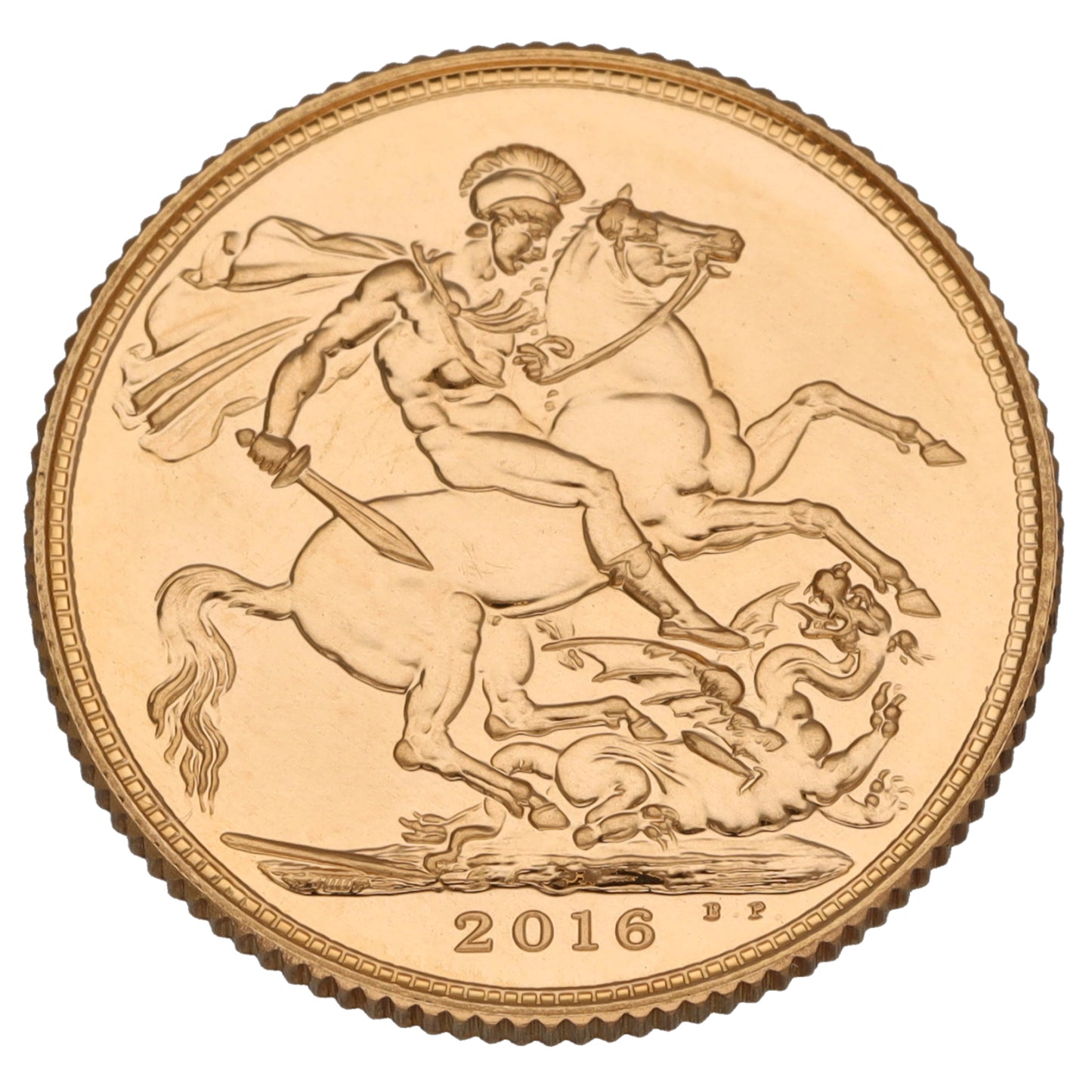 22ct Gold Queen Elizabeth II Full Sovereign Coin 2016