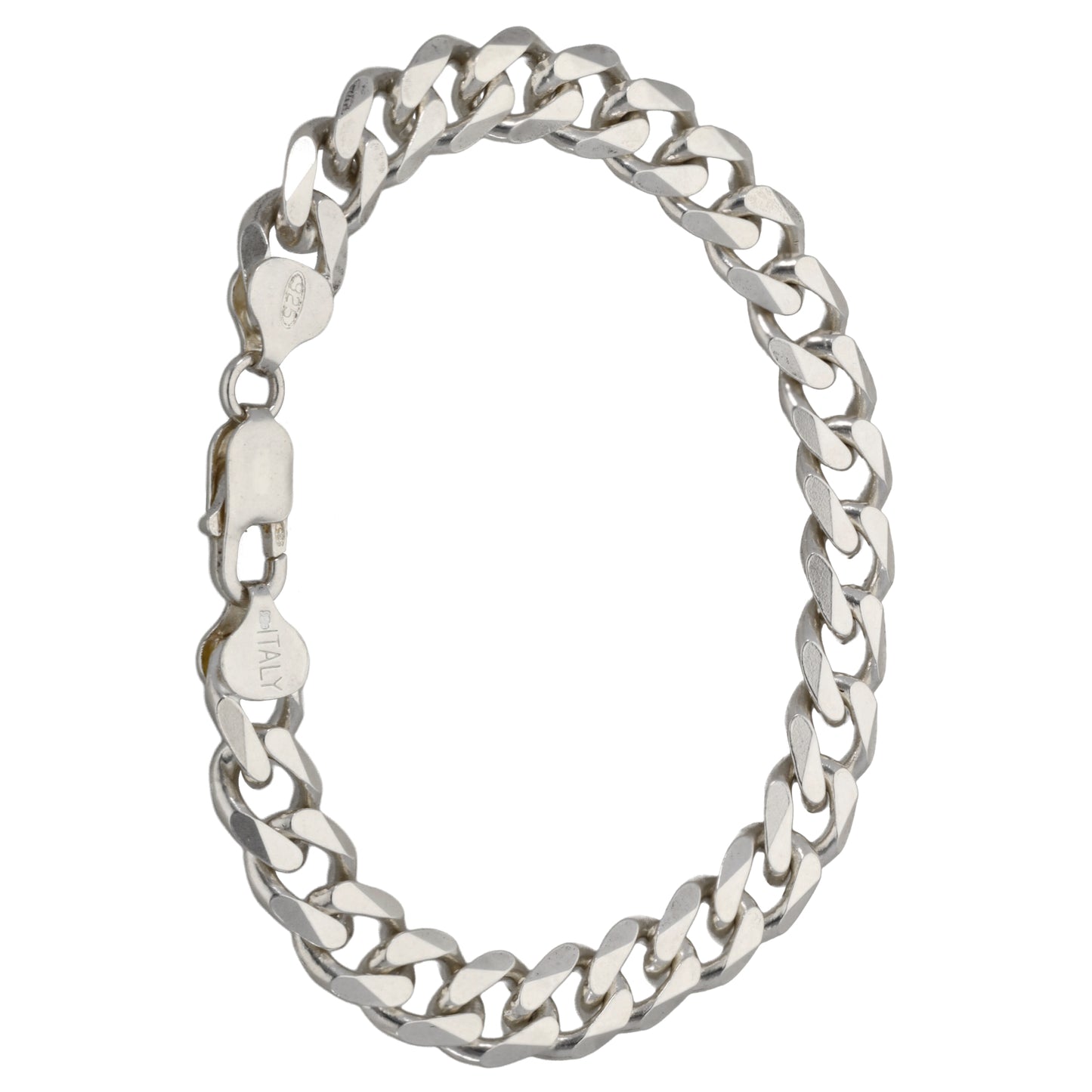 Sterling Silver Curb Bracelet
