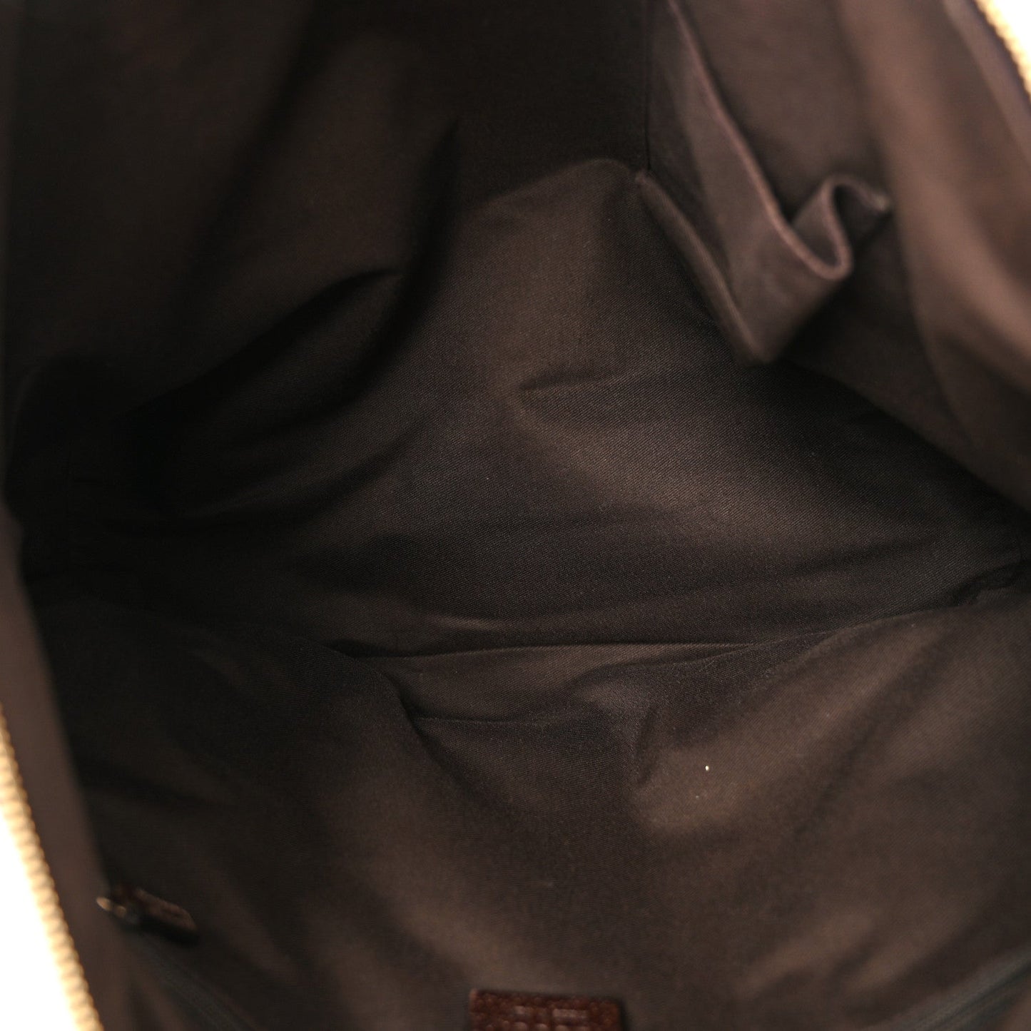 Gucci Abbey Tote D-Ring GG Canvas Bag - Brown
