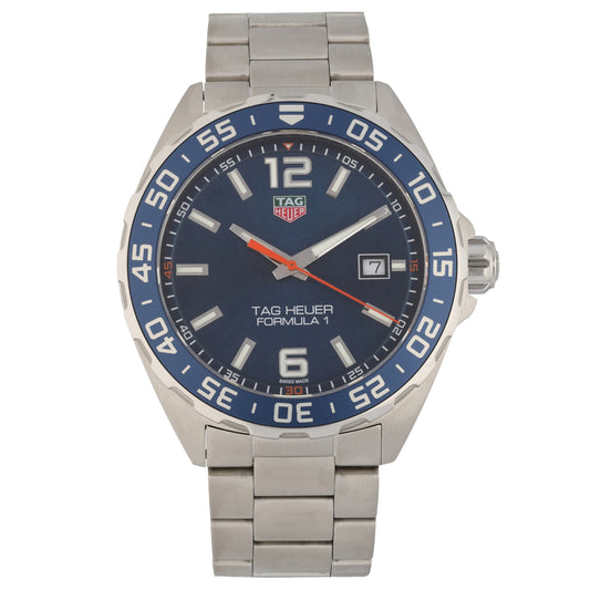 Tag Heuer Formula 1 WAZ1010 43mm Stainless Steel Watch