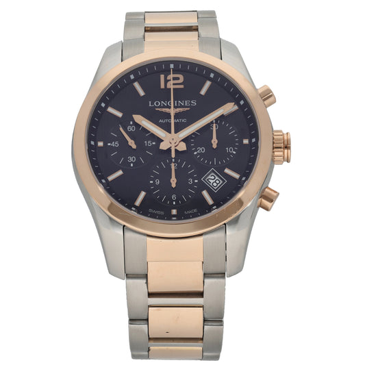 Longines Conquest L2.786.5 41mm Bi-Colour Watch