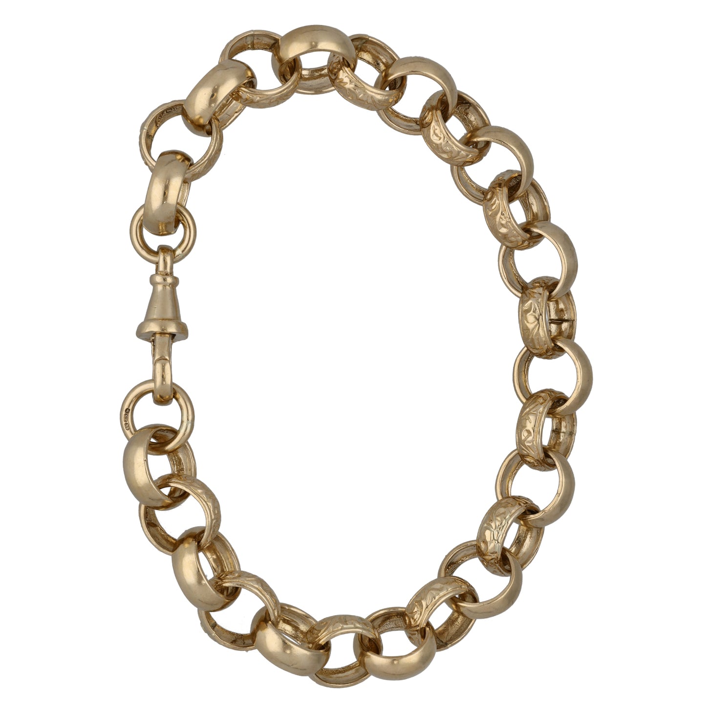 9ct Gold Belcher Bracelet