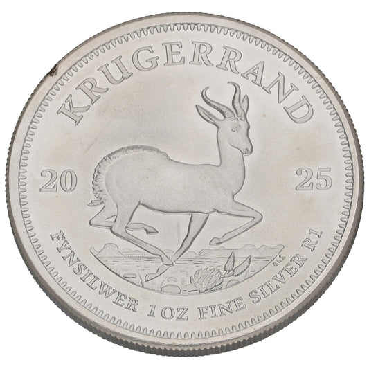 Fine Silver 1 OZ Krugerrand Coin 2025